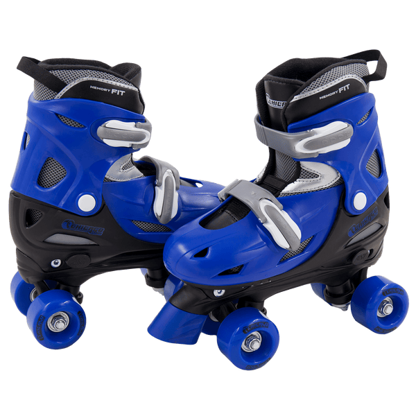 Chicago Boys Quad Roller Skate Set - Black/Blue | NSG Products