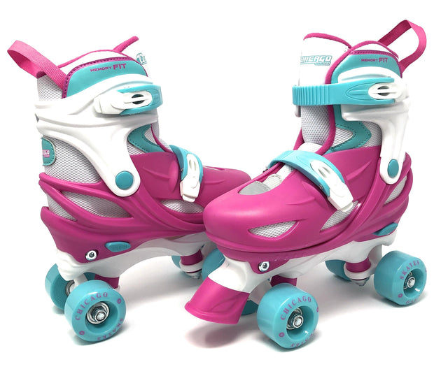  SHDSL Girls Roller Skates for Kids Beginners 4 Size