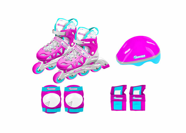 Chicago In Line Training Skate Combination Set - Pink/Purple