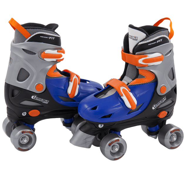 Chicago Skates Adjustable Kids' Quad Roller Skate - Blue/Black (S)